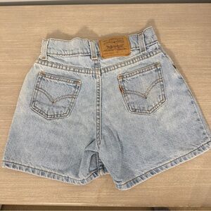 Levi’s Vintage 1997 Orange Tab Blue Jean Denim Short Size 7